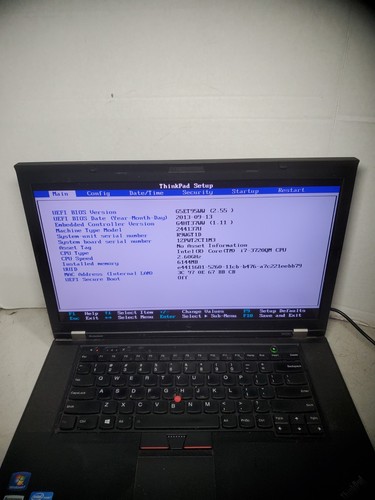 Lenovo ThinkPad W530 15.6" Laptop Core i7-3720QM 6GB RAM No HDD/SSD/OS! #69 - Afbeelding 3 van 5