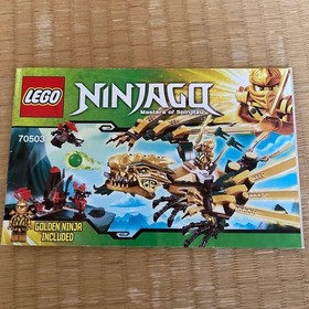 LEGO NINJAGO The Golden Dragon 70503 In 2013 Used Retired W/Manual As Is