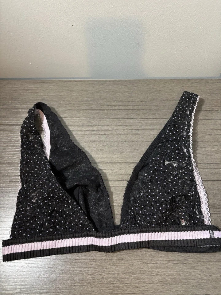 Sujetador Intimately by Free People negro y morado talla pequeña nuevo con etiquetas venta al por menor $38 Foto 2 de 4