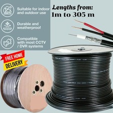 305m RG59 Coaxial Shotgun Cable High Quality Coax CCTV Security Power Cable Lot