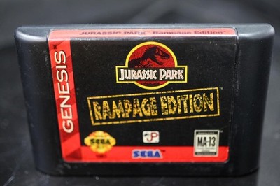 Jurassic Park: Rampage Edition (Sega Genesis, 1994) Cartridge Only TESTED
