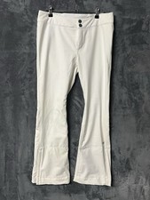 Obermeyer Womens White The Bond Trail Hiking Snow Ski Pants Size US 10 Short
