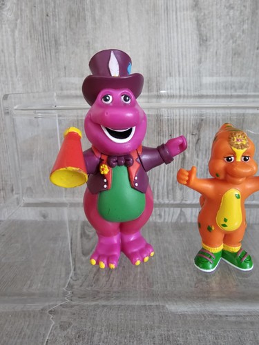 BARNEY THE DINOSAUR & FRIENDS PVC FIGURES BUNDLE 2.5" LYONS 2007 BABY BOB RIFF - Picture 2 of 7