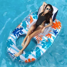 Inflatable Pool Floats Lounger Adult - Water Swimming Pool Float Lounge Raft For