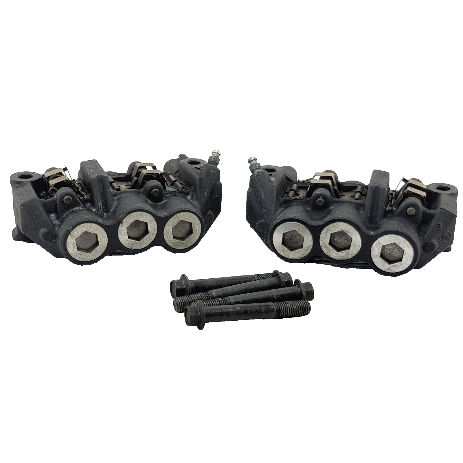 2009 - 2014 YAMAHA YZF-R1 FRONT BRAKE CALIPERS LEFT RIGHT CALIPER SET PAIR OEM