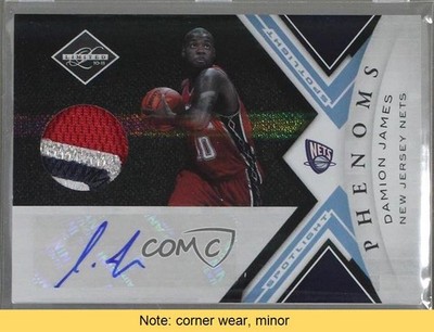 2010-11 Panini Limited Phenoms Spotlight Silver 15/25 Damion James Auto READ h2o