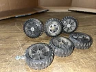 Tonka Turbine Axle Assembly 6 Wheels, 3 Axles, 1 Hubcap and 2 Axle Caps