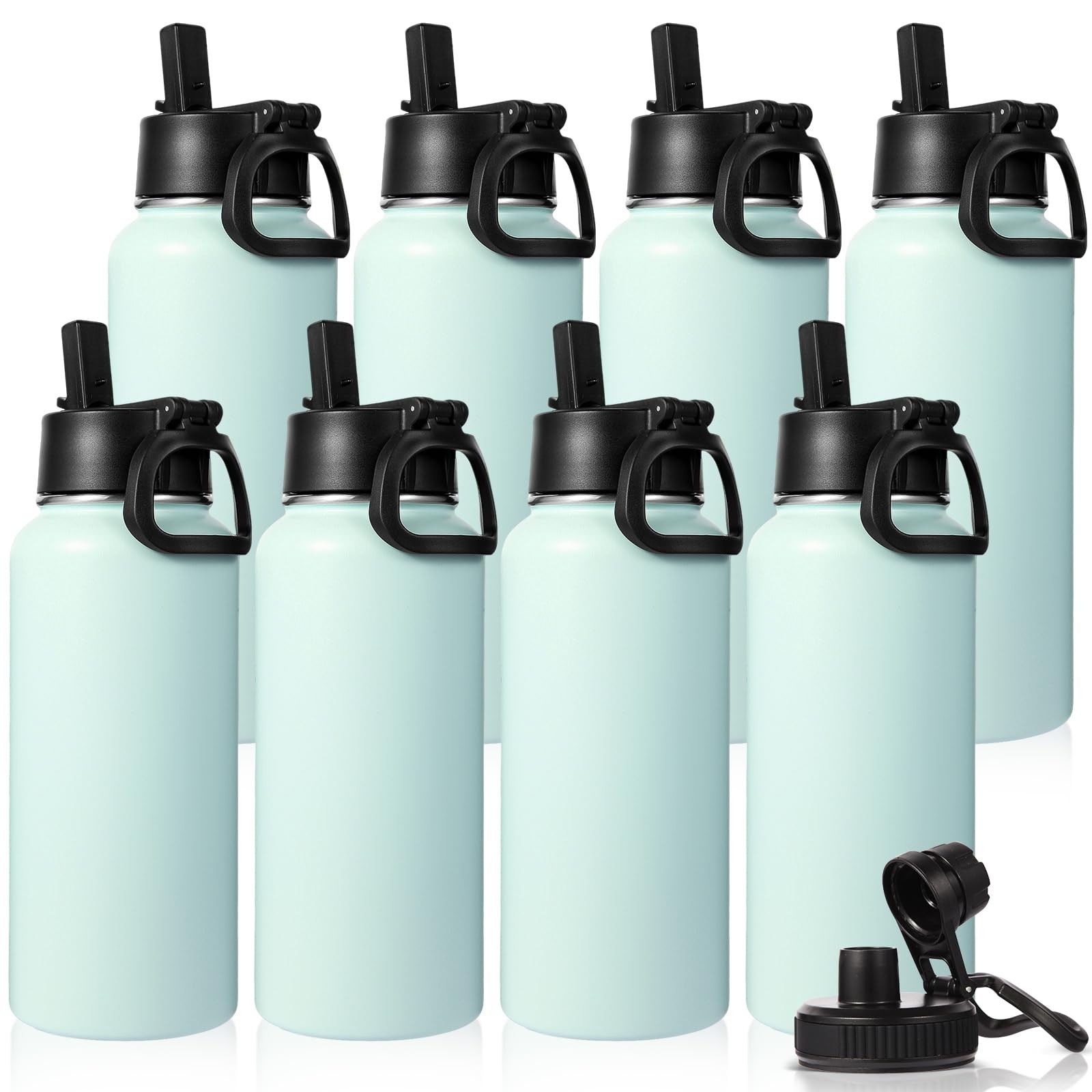 S Bulk With 2 Lids (straw & Spout Lid), Stainless...