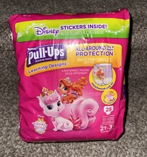 Vintage Huggies Pull Ups Girls Whisker Haven Palace Pets 2T-3T - 25ct Rare 1 