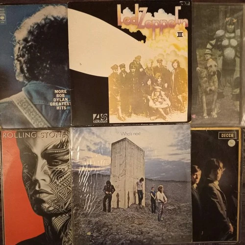 Job Lot Rock Vinyl LP Albums  All Listed