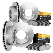 For Chevy Express 3500 03-20 Brake Kit DFC Plain Front & Rear Brake Kit w Heavy
