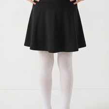 Athletic Works Girls' Black Active Skort, Size S 6-6X NWT