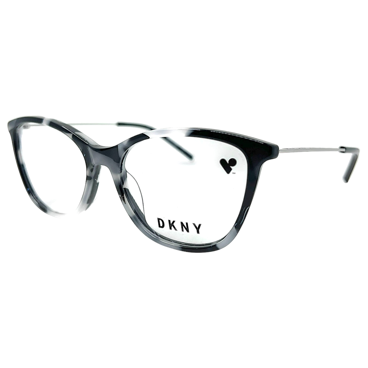 DKNY Black Gray Tortoise Prescription Glasses Dkny Tortoise Eyeglasses main image 4