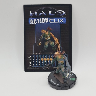 Halo ActionClix Series 1 Flood Marine #014 Mini Figure + Stat Card - Pick Qty