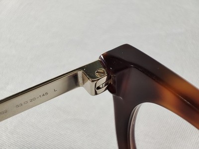 Saint Laurent SL 583 002 Havana Silver‎ Eyeglasses Frames 53-20-145 Italy... Saint Laurent SL 583 002 Havana Silver Eyeglasses Frames 53  main image 2