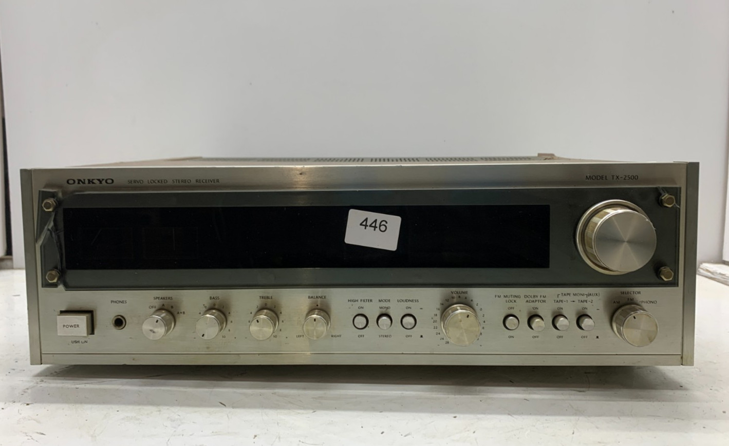 Onkyo TX-2500 vintage audio equipment - eBay listing photo 3