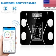 Smart Digital Body Weight Scale Body Fat Scale Digital Bathroom Scale US