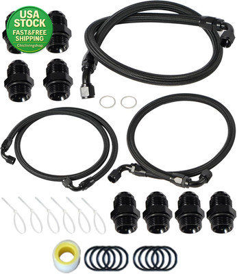 Transmission Cooler Line Kit for Chevy GMC 6.6L Duramax 2006-2010 Nylon