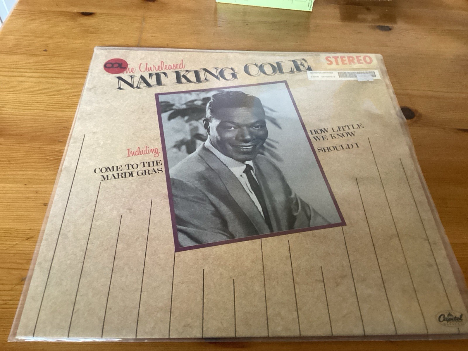 Nat King Cole-The Unreleased Nat King Cole. Capitol Records 1987 A1/B1