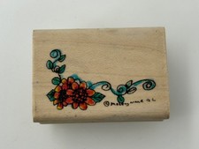 Stampin' Up Corner Garden Rubber Stamp Floral Vine