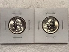 2 "GEM" Brilliant Uncirculated Silver Washington Quarters - 1959P & 1959D!