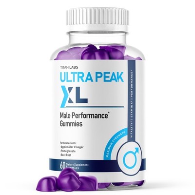 (1 Pack) Ultra Peak XL Gums Advanced Male Support Vitamin UltraPeakXL 60 Gummies