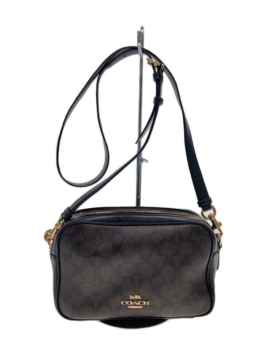 Coach F68168 Shoulder Bag Signature Camera Leather Black Coach F68168 Shoulder Bag Signature Camera Leather Black