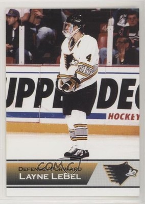 1994-95 Michigan Tech Huskies Team Issue Layne LeBel 0q3