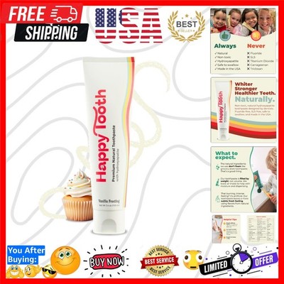 Hydroxyapatite Toothpaste, Fluoride Free, Natural Whitening for Kids, Toddler...