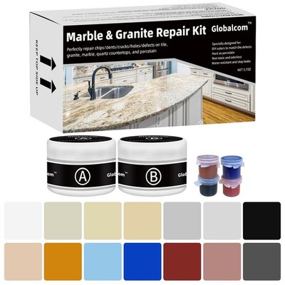 Marble and Granite Repair kit Porcelain Marble Stone and Quartz Countertops R...