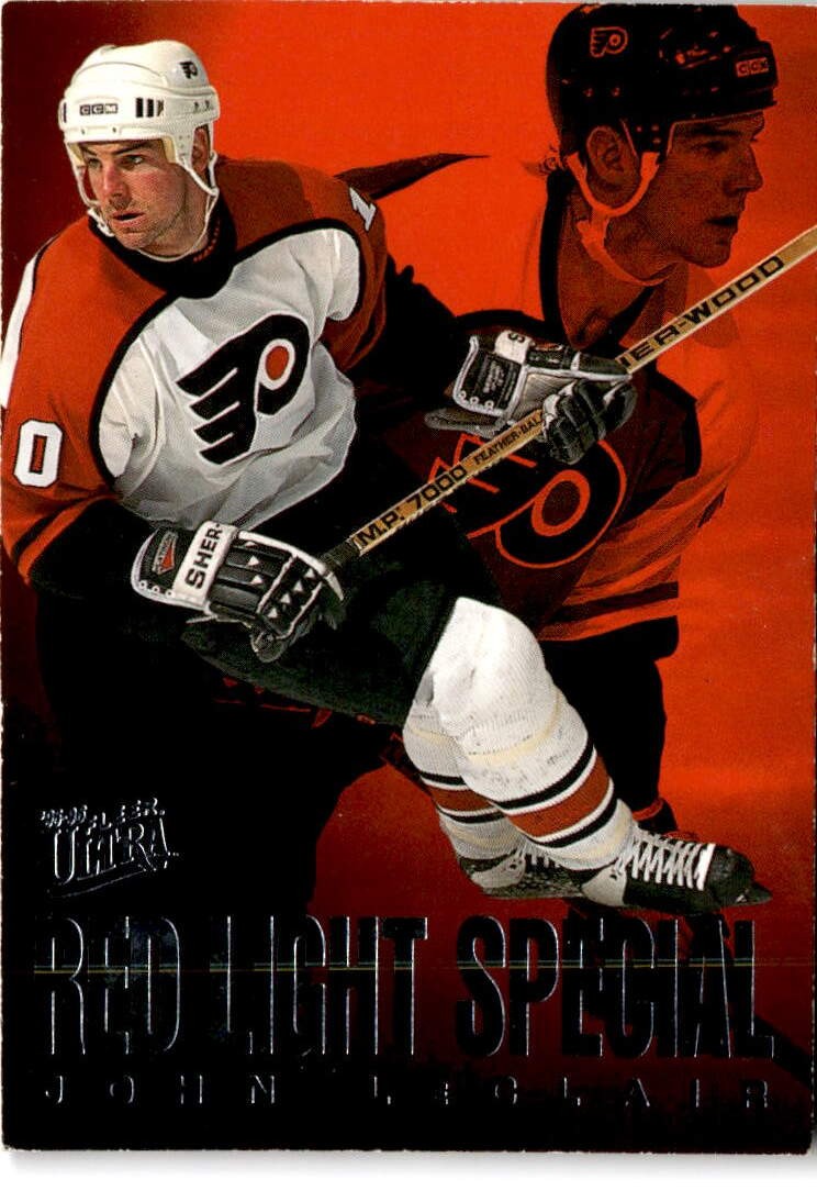1995-96 Ultra #5 John LeClair Red Light Special Philadelphia Flyers