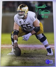 JARRETT PATTERSON Signed 8x10 Photo Notre Dame Fighting Irish Beckett COA