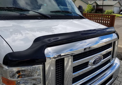 TFX BugFlector Hood Protector Bug Shield Deflector for 08-26 Ford E250 E350 E450