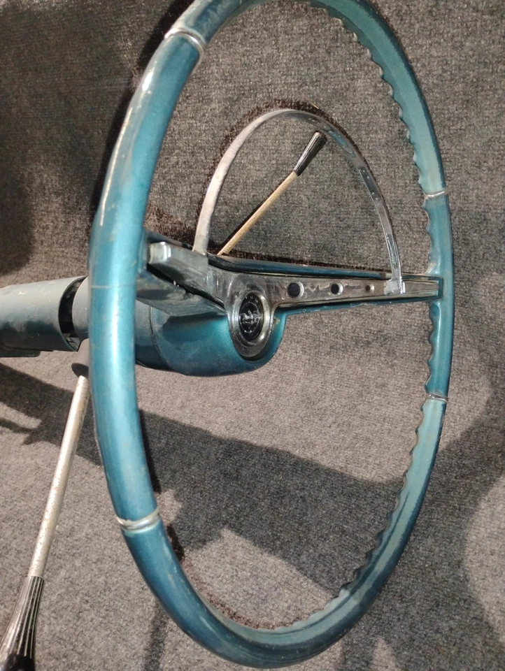 Steering Wheel And Column 63  Chevy Impala    - Image 4 of 4
