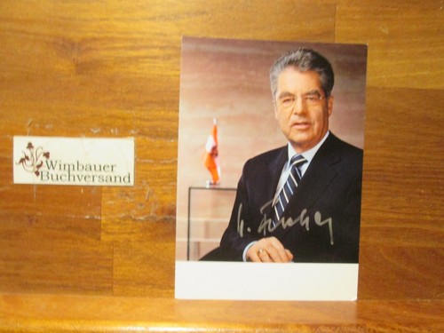 Original Autogramm Heinz Fischer Bundespräsident Österreich /// Autogramm Autogr - Bild 4 von 6