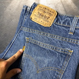 517 Orange Tab Levis | eBay