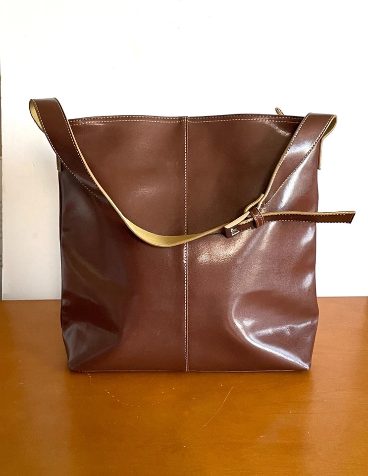 Mondani New York Bolso de Mano Cuero Simulado Bandolera Bolso de Hombro Cartera Foto 4 de 4