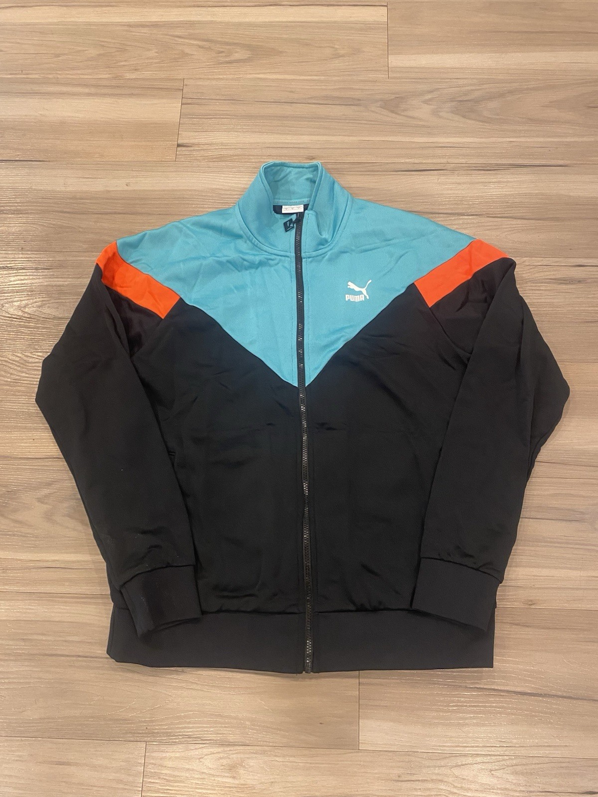 PUMA Men's MCS Track 87' Retro Jacket Multicolor, Size Large thumbnail 3