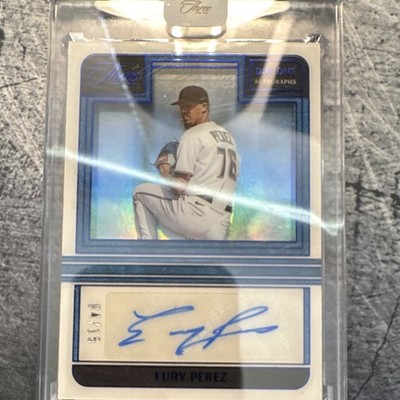 Panini 2023 Three and Two Eury Perez Day One Autographs Auto #DOA-7