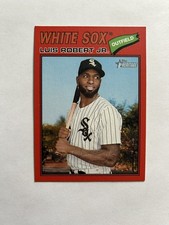 2026 Topps Heritage #166 Luis Robert Jr. Chicago White Sox Red Border