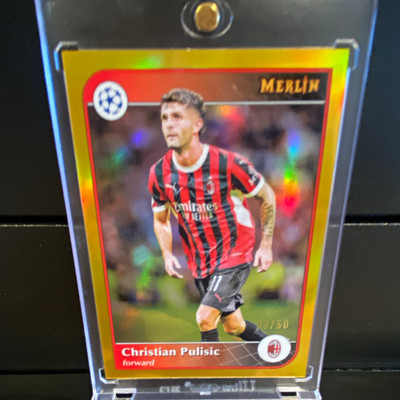 Topps Merlin UEFA Club Competitions 2024-25 Christian Pulisic AC Milan #76 /50