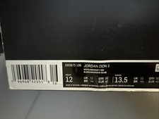 Air Jordan Zion 3 Fresh Paint White Low Basketball Shoes Mens Size 12 New Nikes