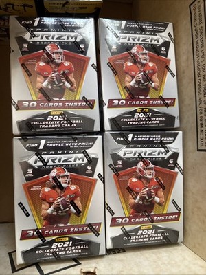 (Lot of 4) Panini NFL Prizm Draft Picks Blaster Box
