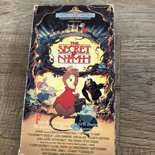 The Secret of NIMH VHS Tape 1982 Animated Dom De Luise Elizabeth Hartman Movie - Picture 3 of 7