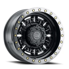 Black Rhino Abrams GB-MDT 20x9.5 -18 5x127mm 71.6mm Gloss Gunblack Machined Dark
