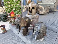 3D Printed Fantasy Viking Helmet with Horns Cosplay Costume