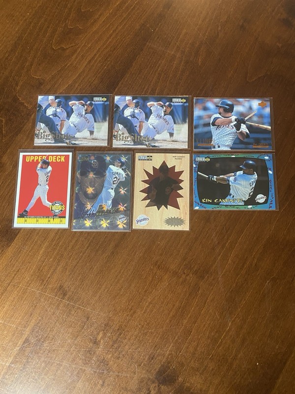 7 Card Value Lot - KEN CAMINITI -  Padres -  Bundle & Save LOOK 2 Redemptions