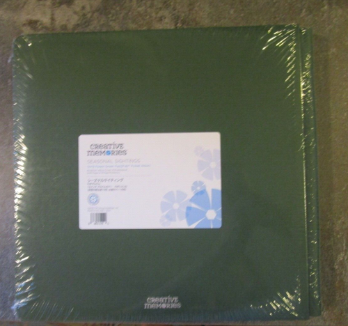 Creative Memories 12x12 SEASONAL SIGHTINGS Fast2Fab Forest Green Foiled Album - Picture 3 of 5