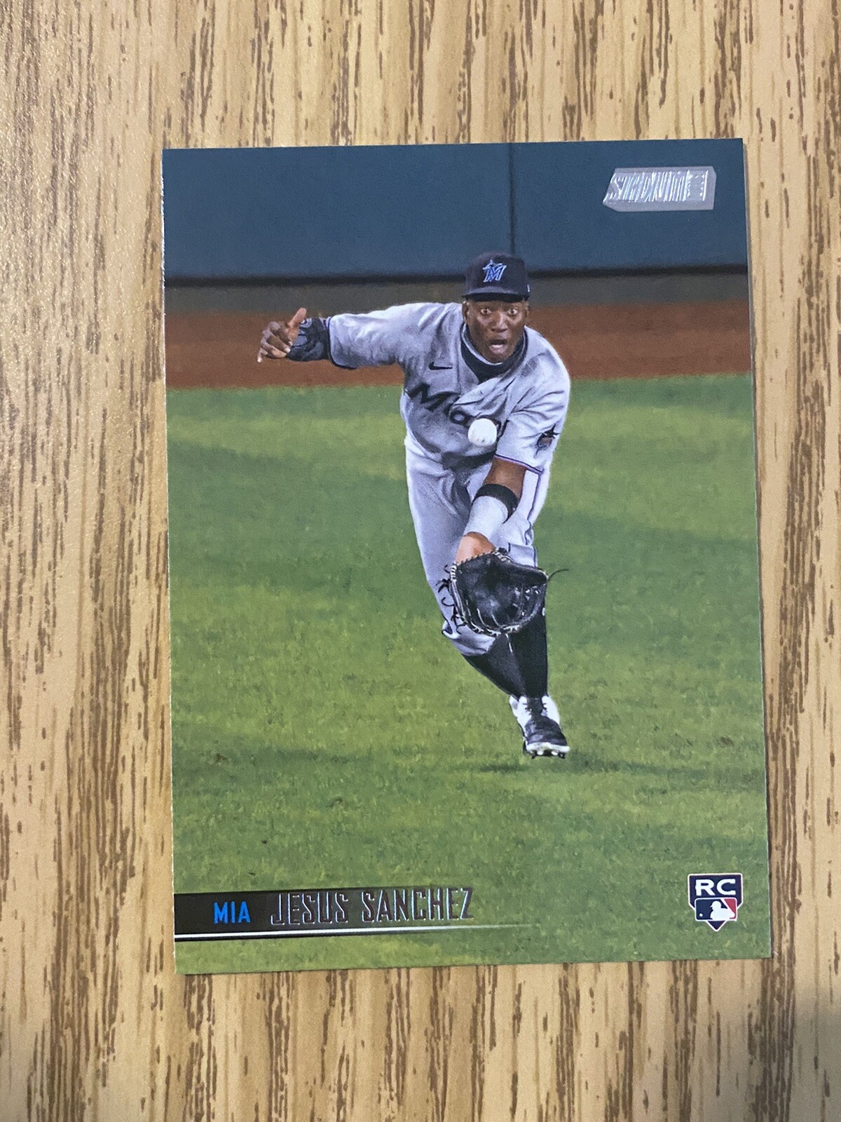 2021 Topps Stadium Club Jesus Sanchez Rookie Miami Marlins RC #77