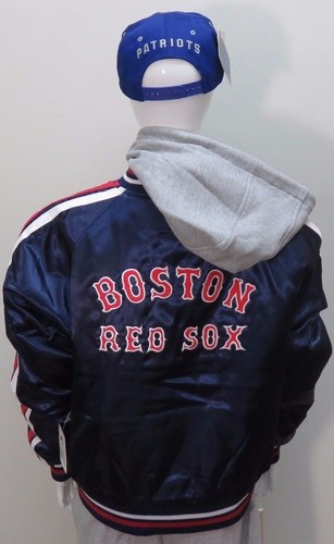 Boston Red Sox Officially Licensed G-III Sports Youth Med Baseball Jacket w/Hood - Picture 2 of 5